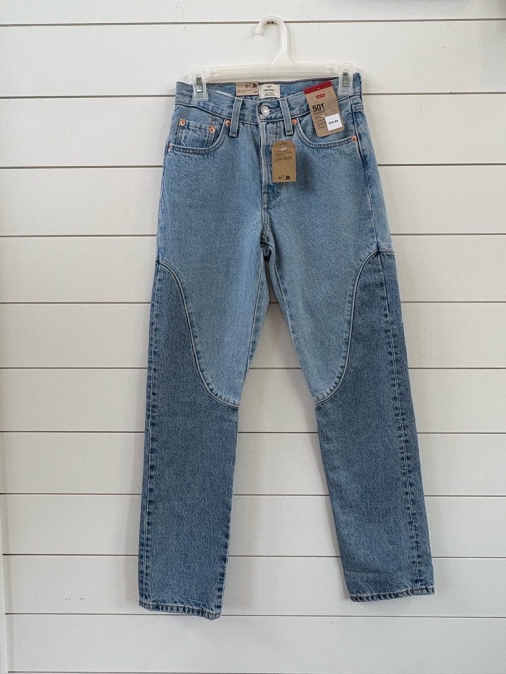 Levi's Light Blue Unique 501 High-Rise Jeans
